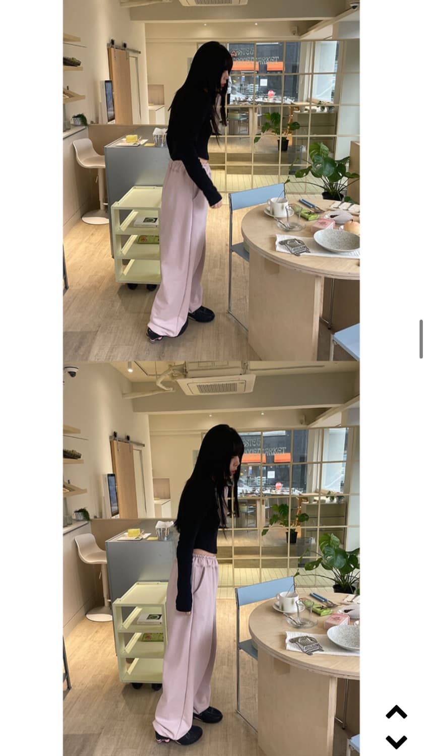 어반룸 조거팬츠 연핑크 상품이미지2