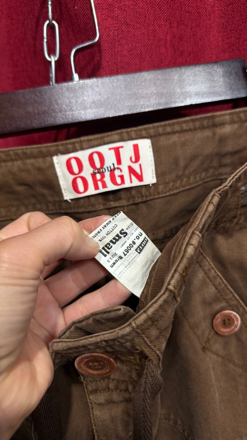 OOTJ 카고 부츠컷 팬츠 S 상품이미지4