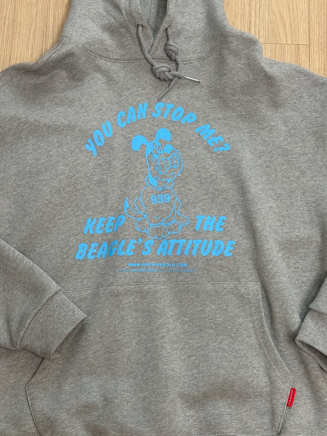 아카이브 볼드 후드티 S사이즈 상품이미지2