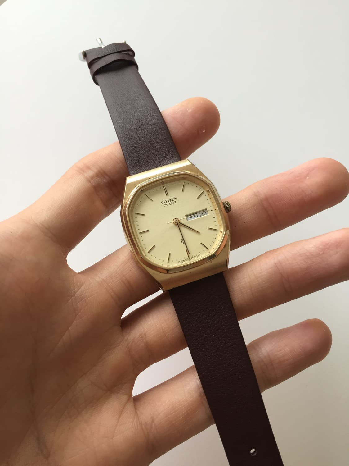 80s citizen octagon gold day-date(ver.2) 상품이미지1