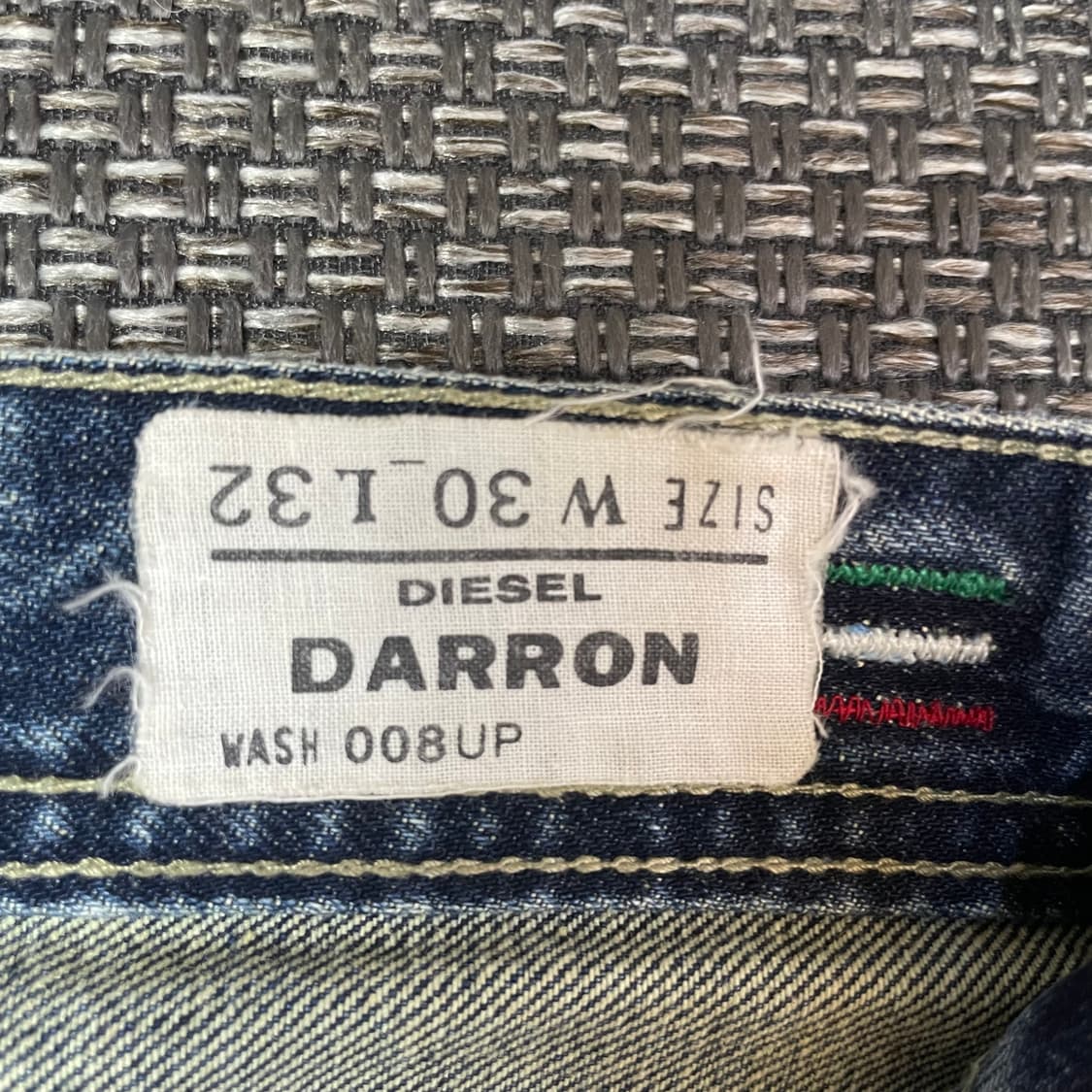 (30) 디젤 대런 레귤러 슬림 테이퍼드 3버튼 데님 팬츠 상품이미지9
