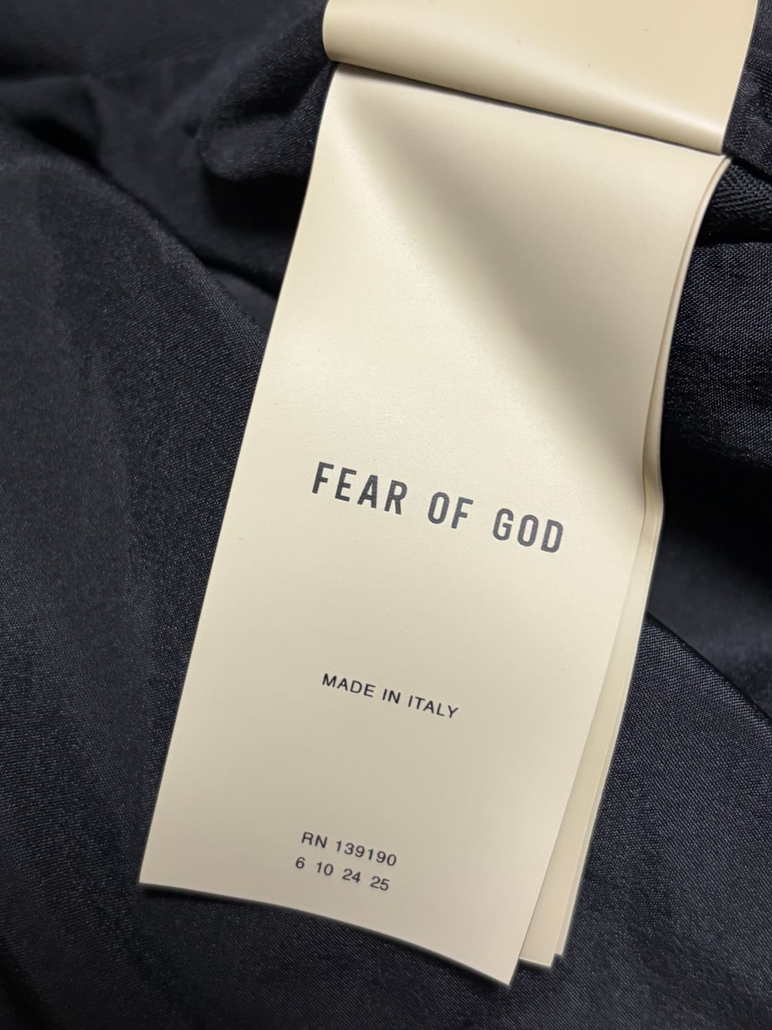 피어오브갓 8th 울 개버딘 크롭 블레이저 자켓 fear of god 상품이미지5