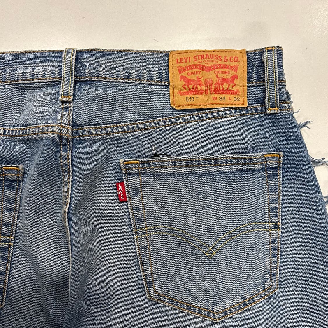 [34x32] 리바이스 511 사이드라인 데님 청바지 상품이미지4