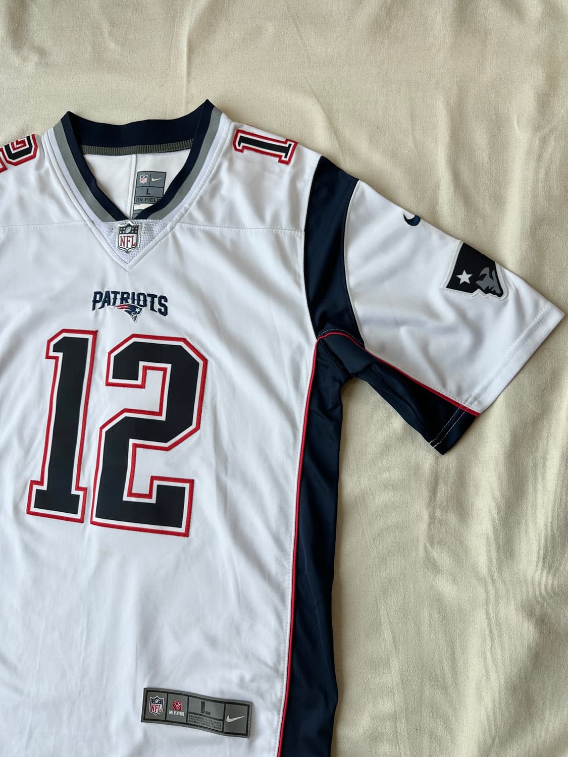 나이키 뉴잉글랜드 패트리어츠 톰 브래디 NFL 져지 화이트 L 상품이미지3