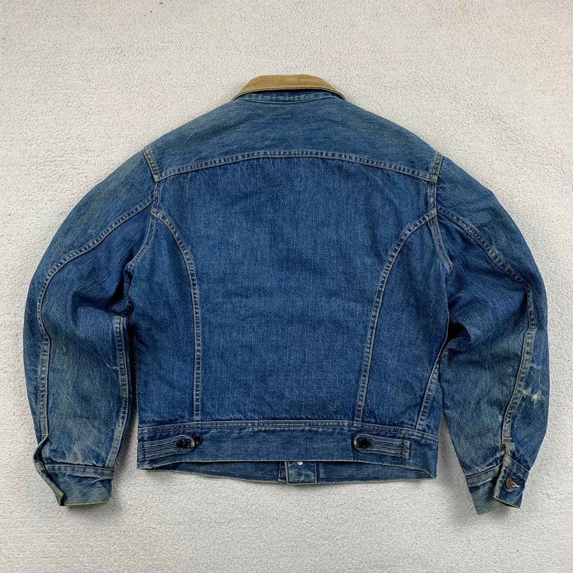 60s COPPER KING 코퍼킹 코듀로이 카라 웨스턴 데님 자켓 상품이미지2