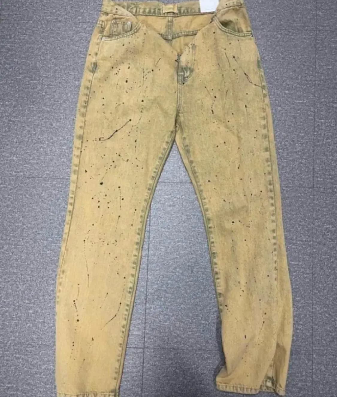 페인팅 타이다이 나염 청바지 새상품 L 상품이미지2