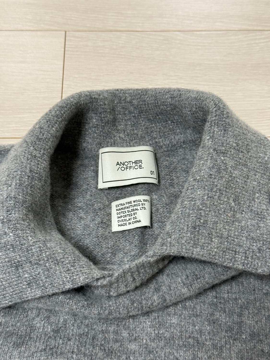 어나더오피스 Scape collar Pullover 니트 상품이미지2