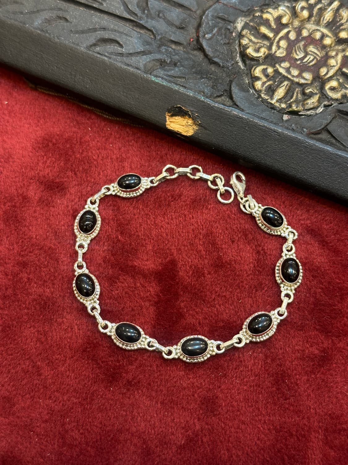 Onyx 925silver bracelet 상품이미지2