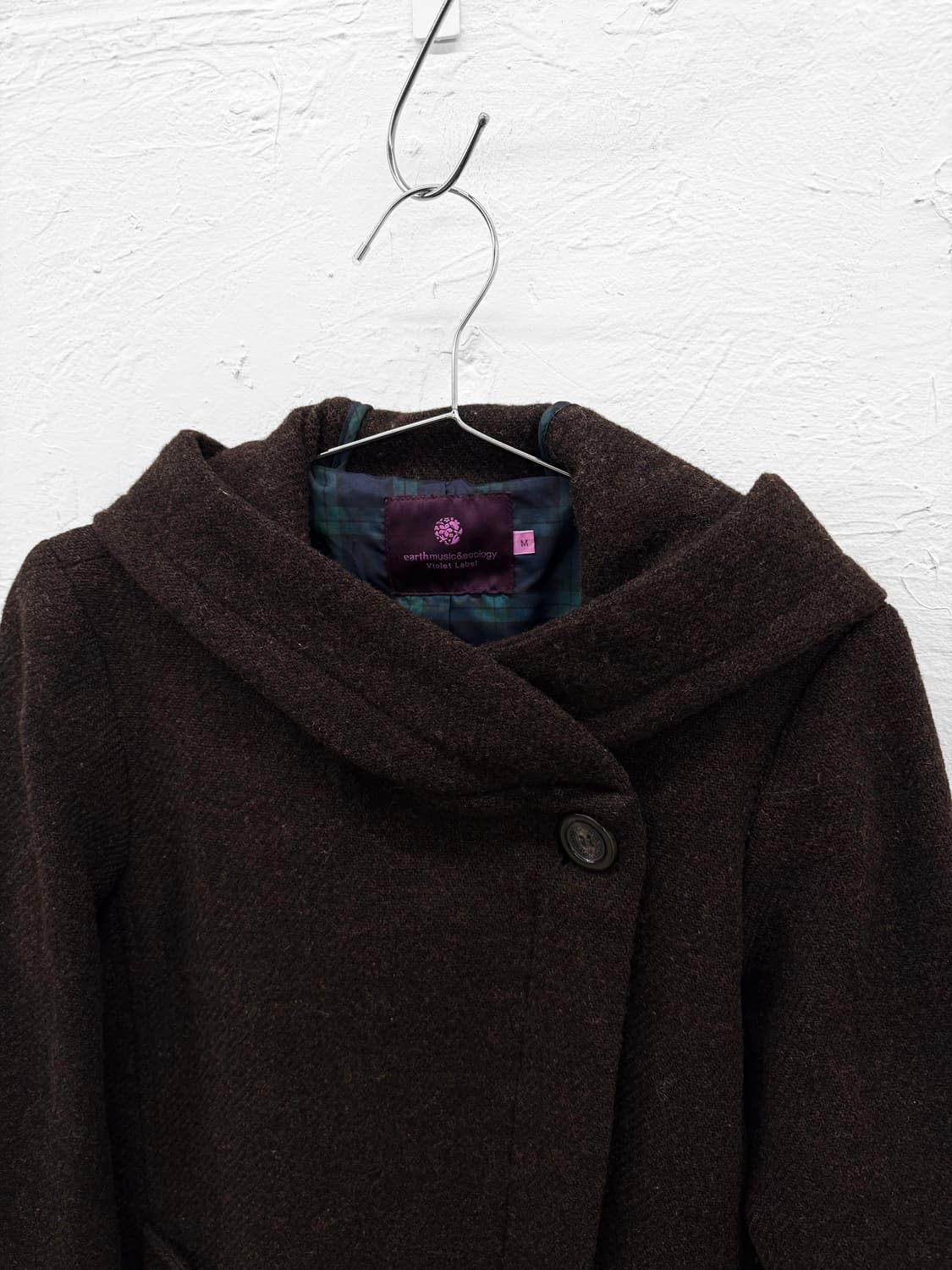 earth music&ecology 울 후드 코트 상품이미지2