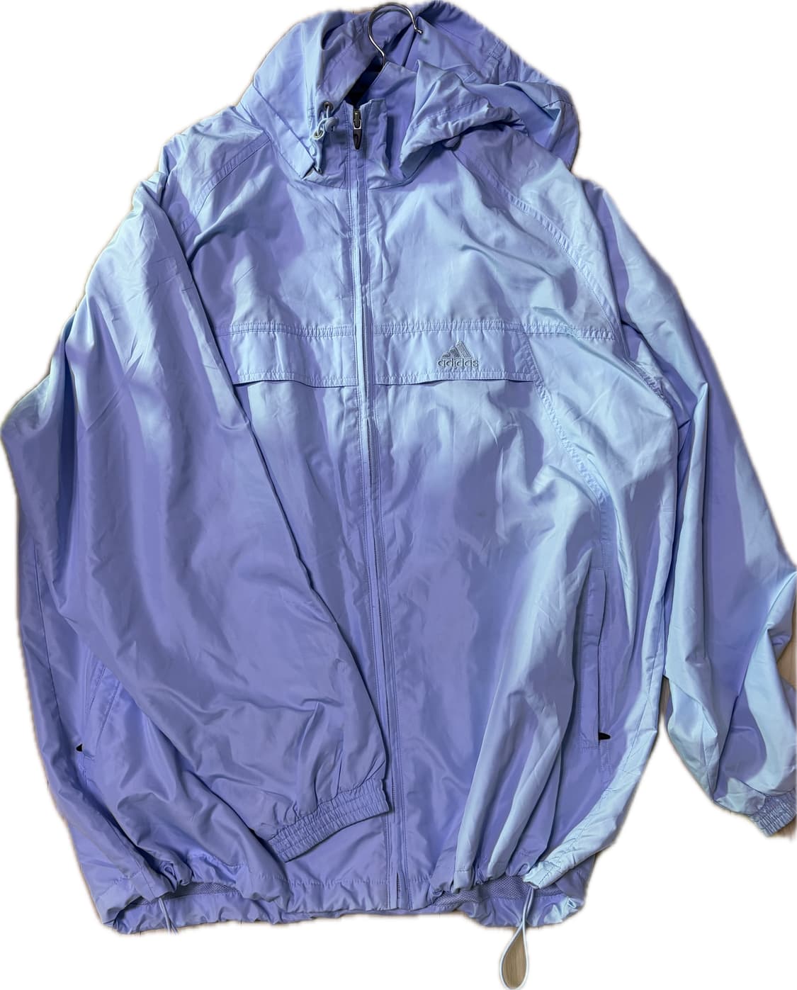 아디다스 올드스쿨 스카이블루 바람막이 상품이미지2