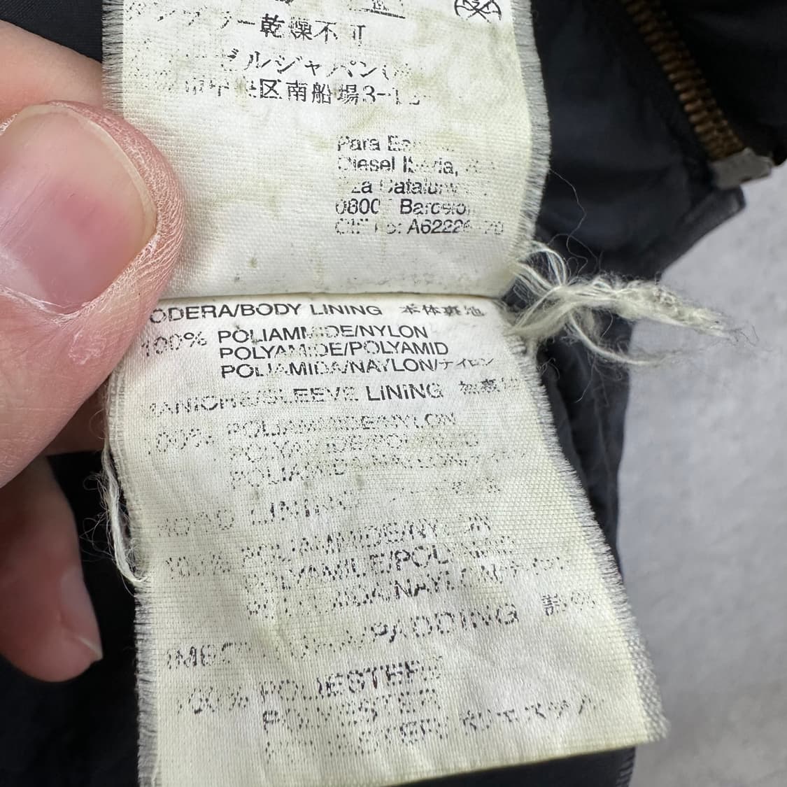 95 디젤 남자 워싱 누빔 야상 점퍼 상품이미지7