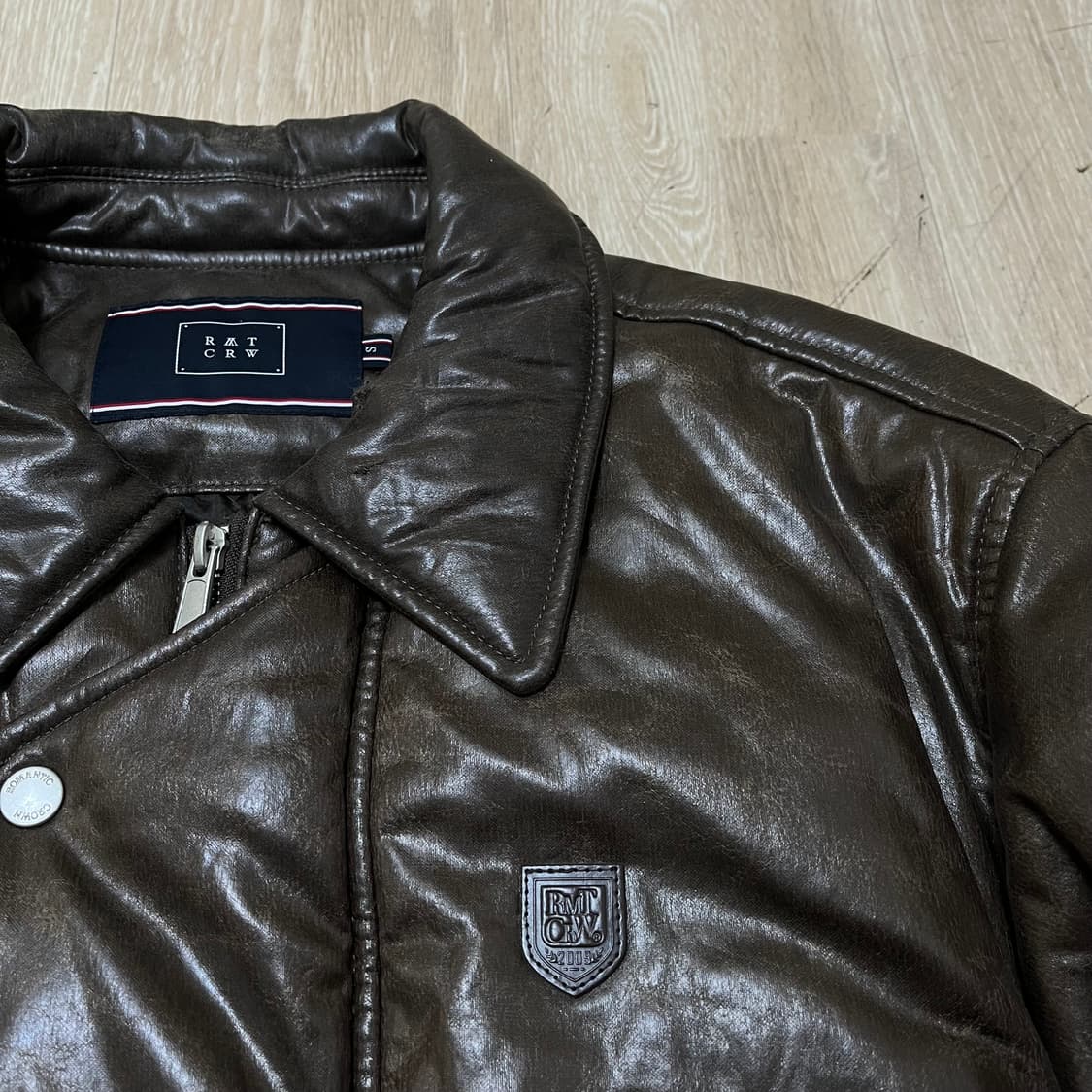 로맨틱크라운 ROMANTIC CROWN 봄버자켓 브라운 S(90) 상품이미지2