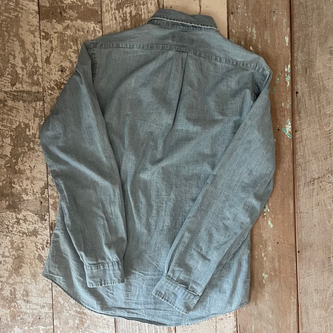 폴로 랄프로렌 슬림핏 데님 셔츠 상품이미지7