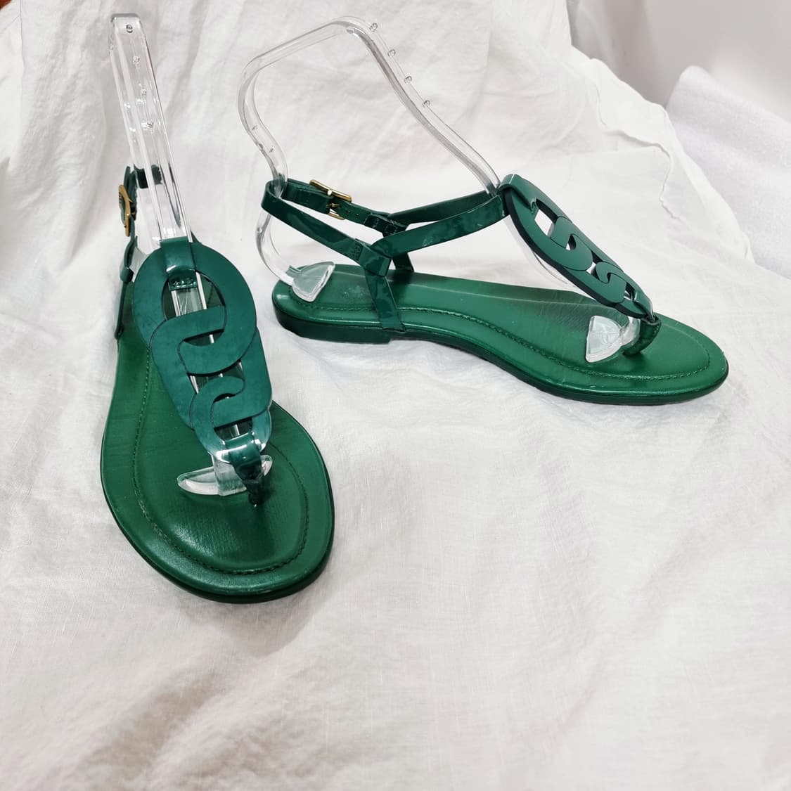 토즈 Tod's 슬링백 샌들 쪼리 구두 슈즈 (240mm) 상태양호 상품이미지3