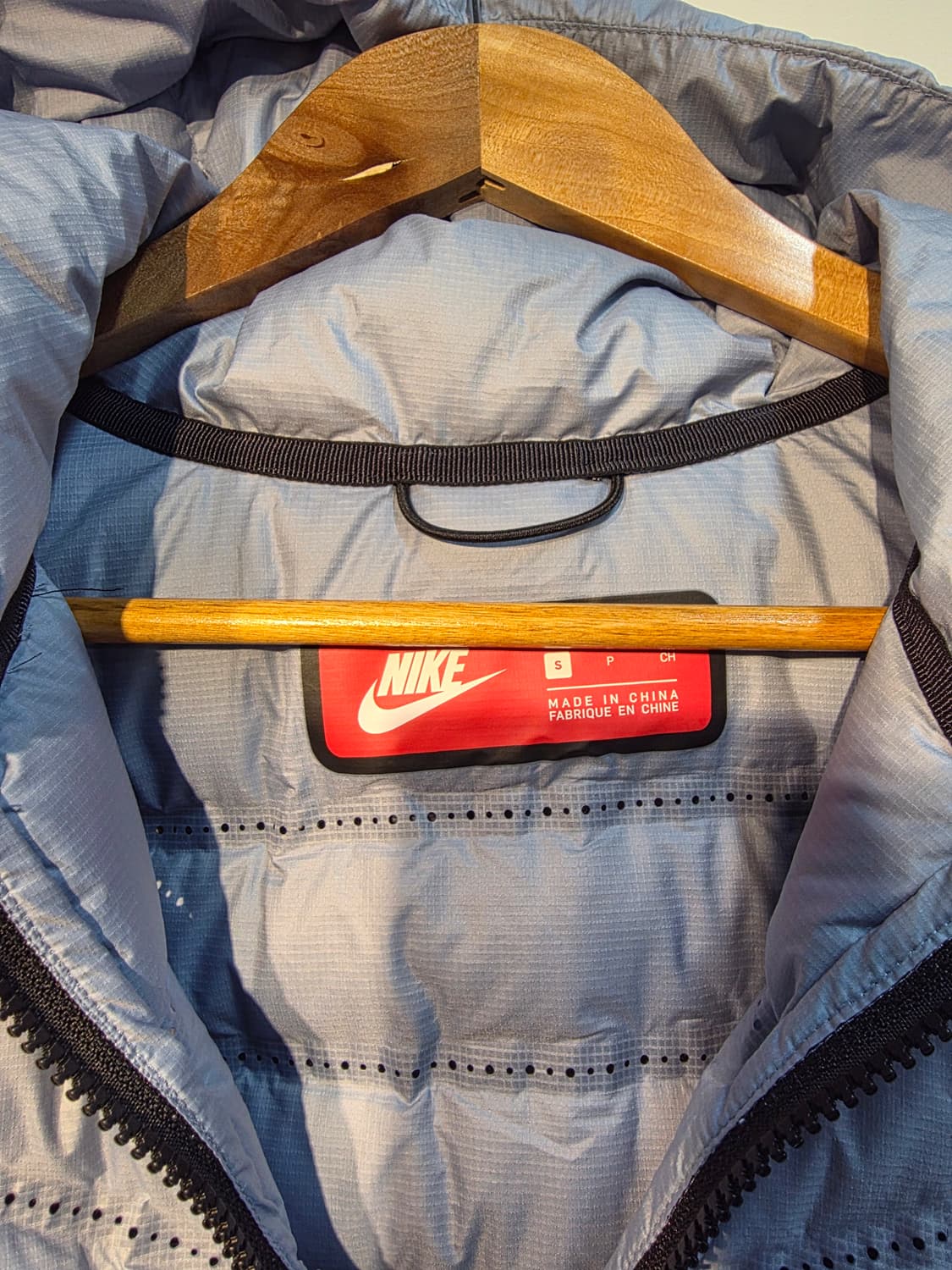 나이키 에어로프트 블루 구스다운 경량패딩s사이즈 상품이미지5