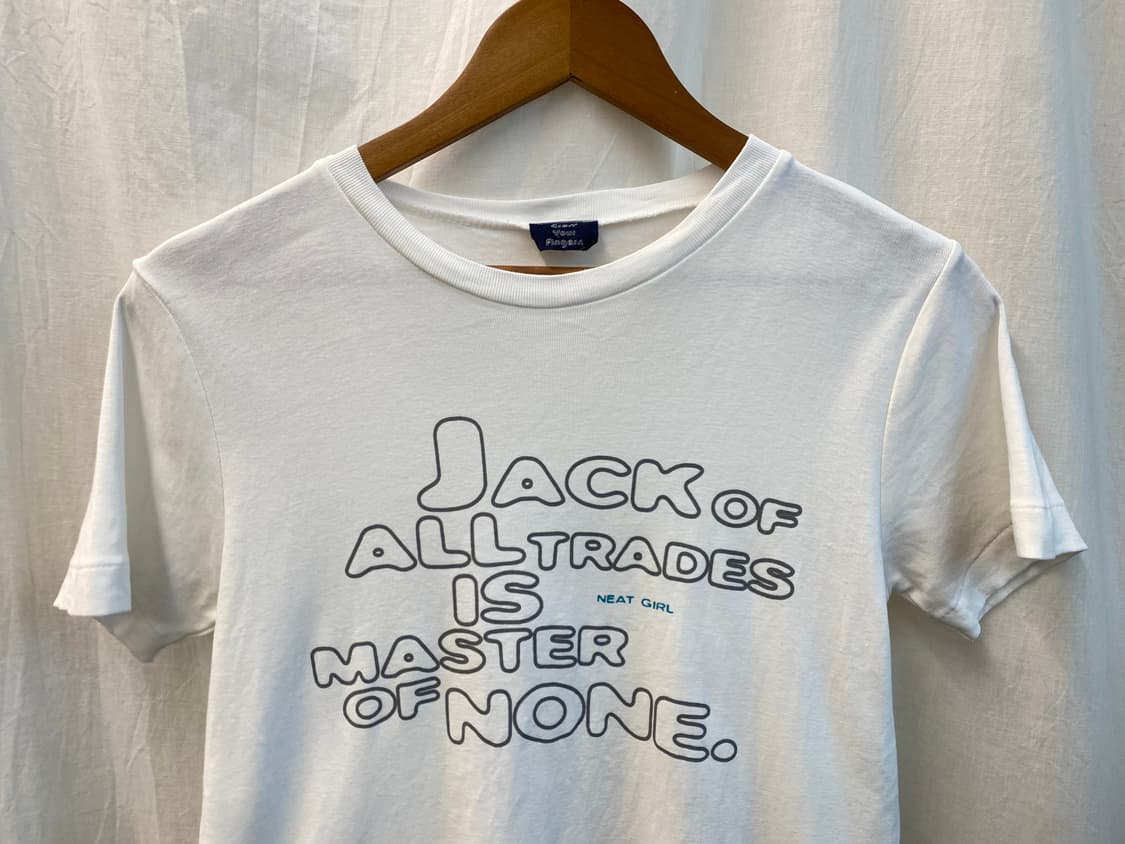 화이트 레터링 반팔티셔츠(M) 상품이미지4