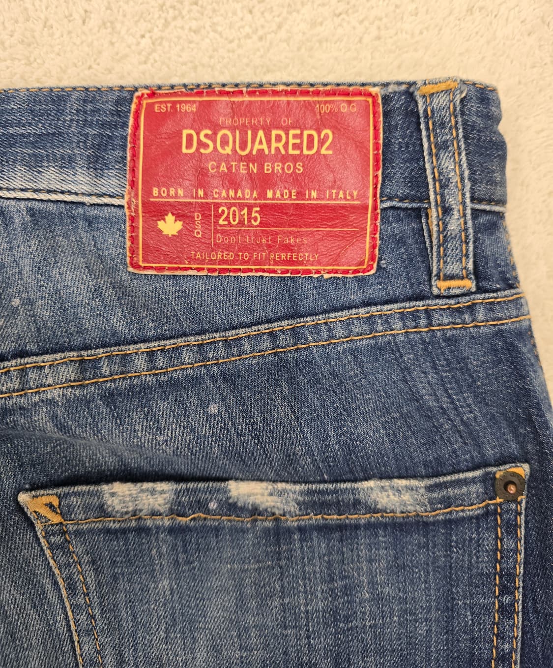 정품) 디스퀘어드2 페인팅 덧뎀진.
싸이즈 31.    71LA0871 상품이미지6