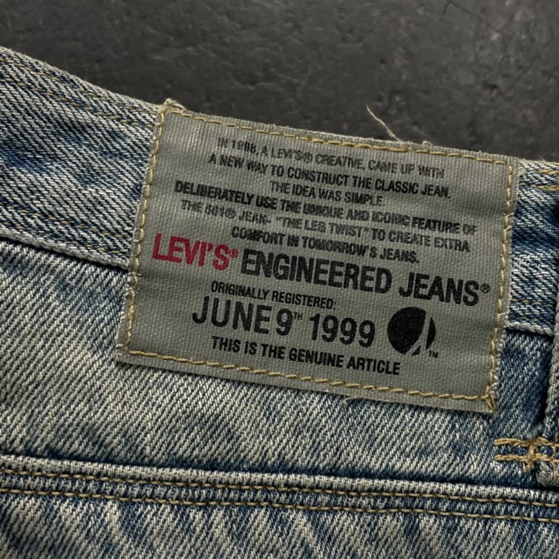 32 리바이스 엔지니어드 패치워크 청바지 상품이미지5