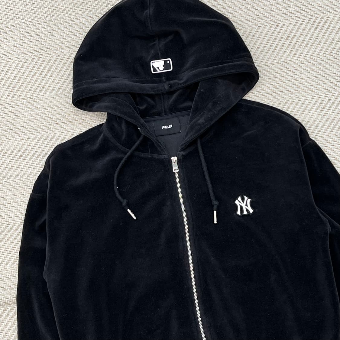  MLB 벨벳 후드집업  r3019 상품이미지4