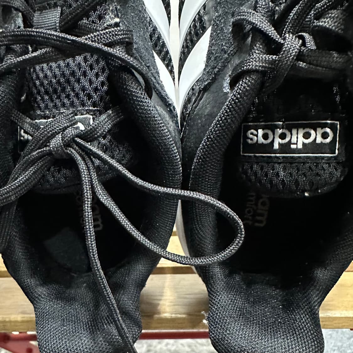 245) 아디다스 운동화 여성 여자 신발 90s 밸러션 블랙 화이트 상품이미지8