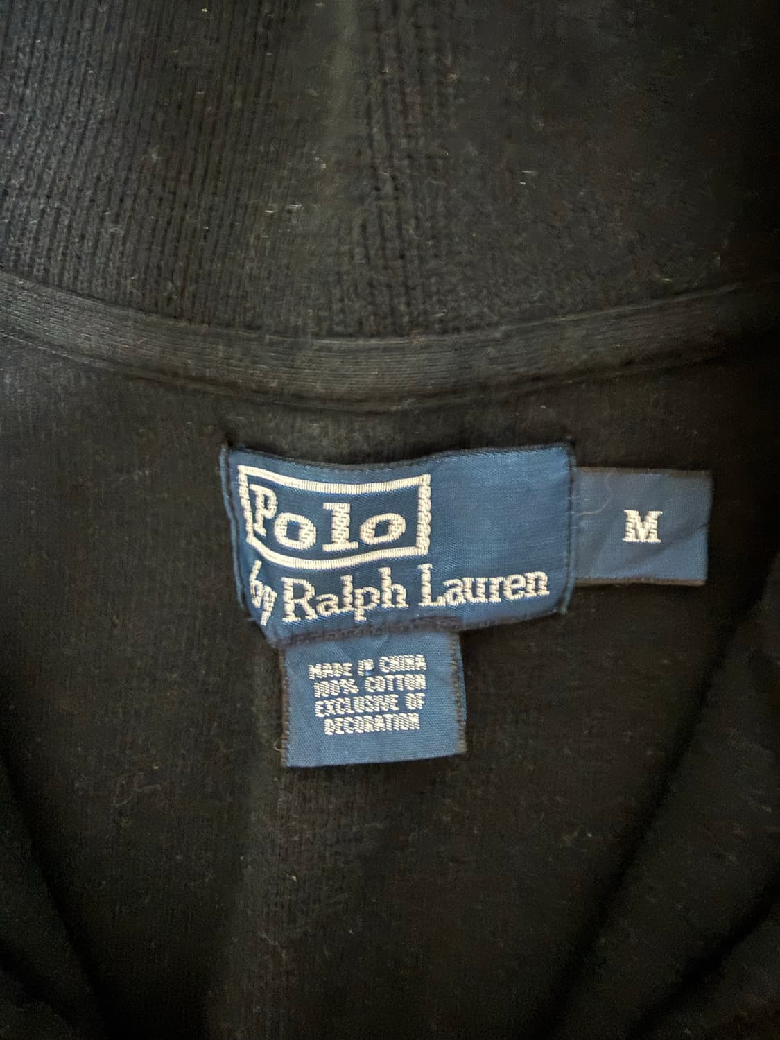 폴로 랄프로렌 블랙 하프집업 반집업 m 100 상품이미지4