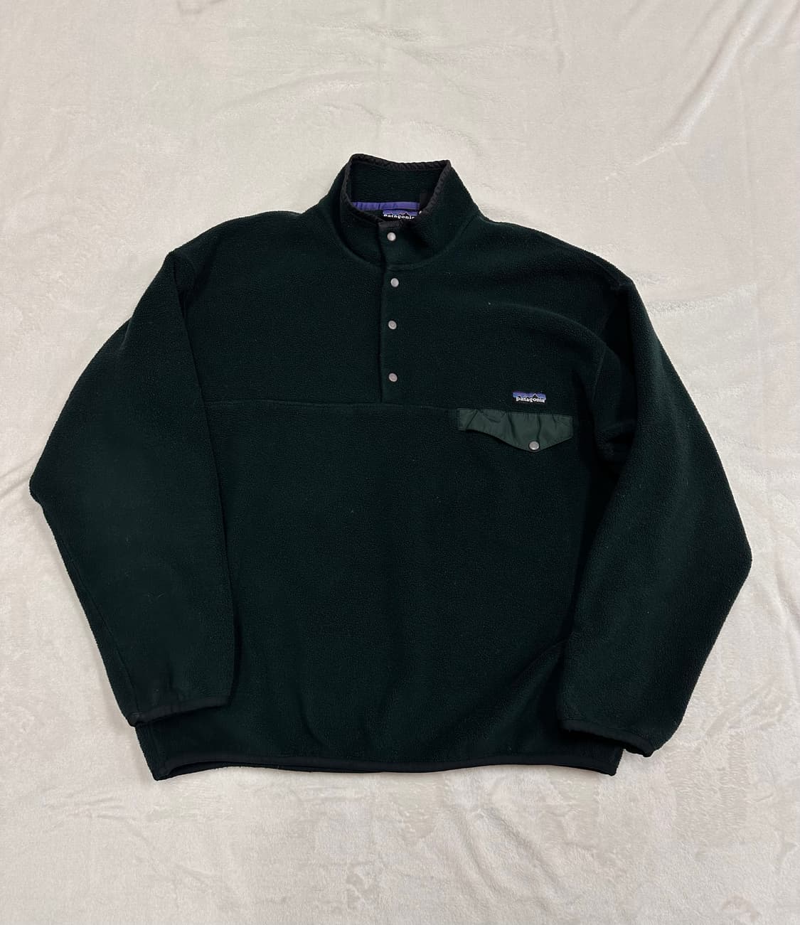 (XL)90s 파타고니아 신칠라 헤비웨이트 다크그린 상품이미지1