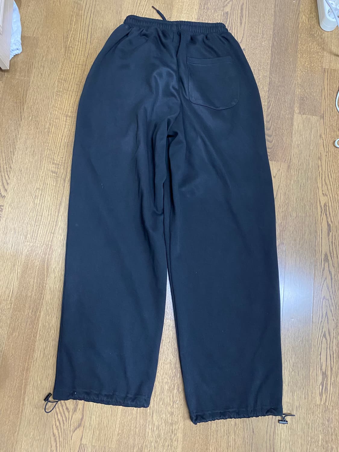 헤이 스트링 스웻 팬츠 블랙 os 상품이미지3