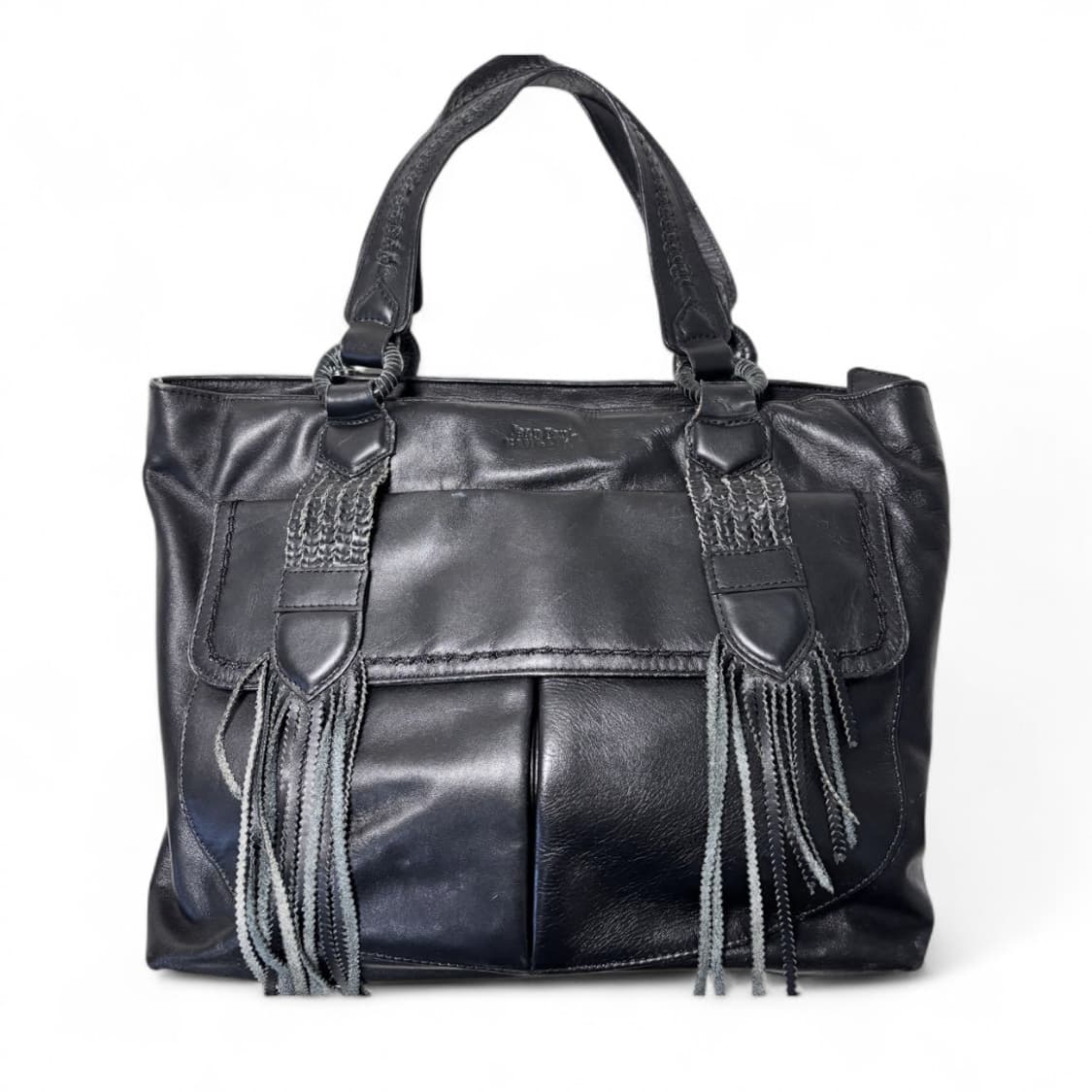 장폴고티에 아카이브 빈티지 프린지 레더 토트백 상품이미지1
