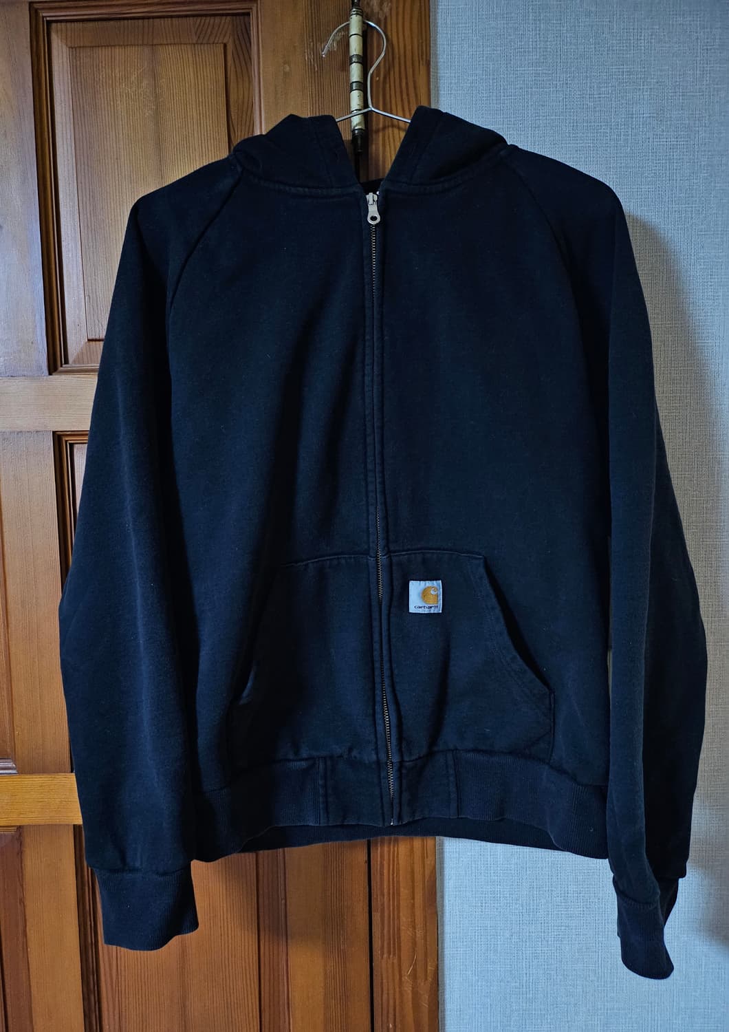 칼하트 기모 후드집업 블랙 L 상품이미지1