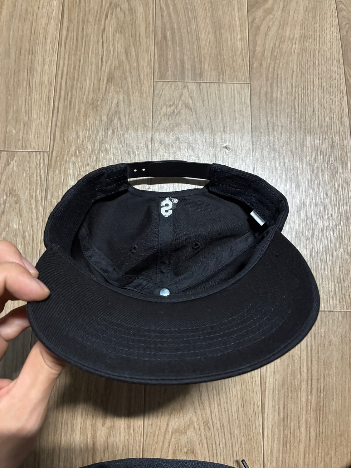 슈프림 더블 S 5 패널 캡 블랙 상품이미지4