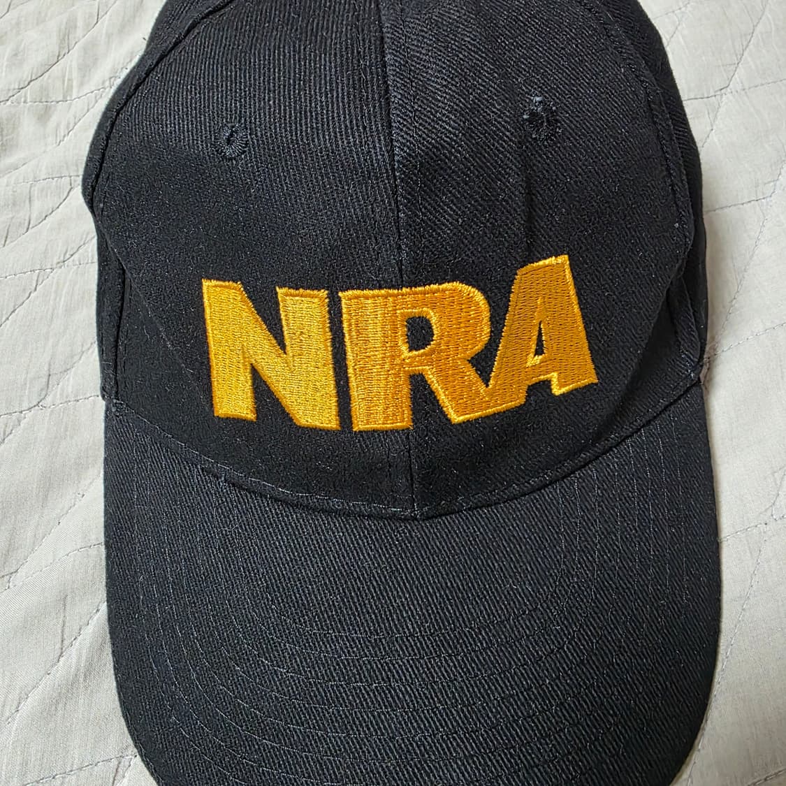 [OS] 빈티지 NRA 로고 블랙 6패널 캡 상품이미지2