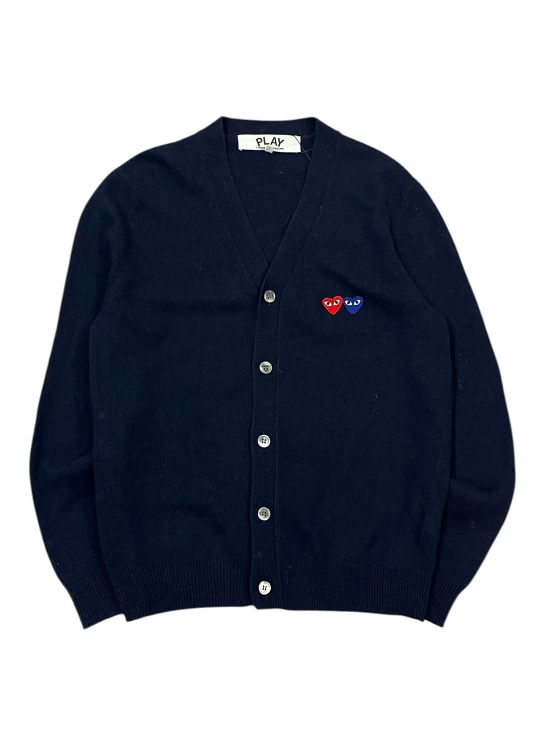 꼼데가르송 가디건 네이비 L #csz1786 상품이미지3