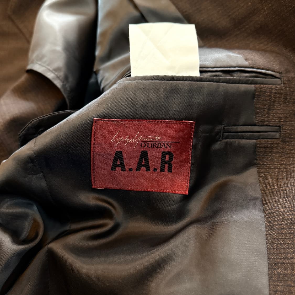 AAR 요지야마모토 스퀘어 패턴 쓸리 버튼 블레이저 M ~ L 상품이미지7