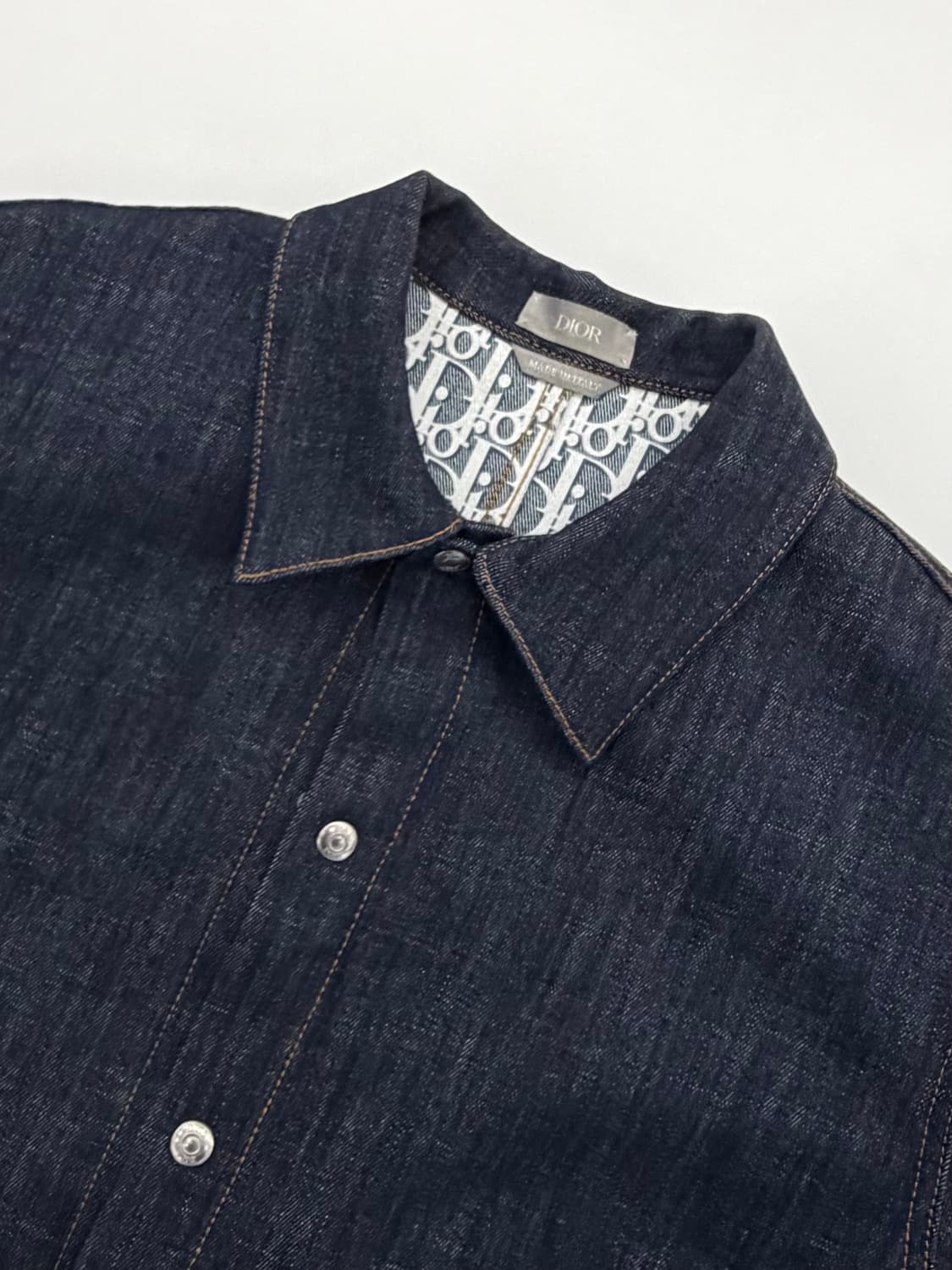 (46) 디올 오블리크 데님 셔츠 자켓  상품이미지3