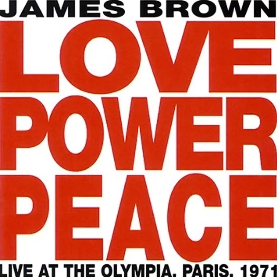 제임스 브라운 Love, Power, Peace 패러디 상품이미지4