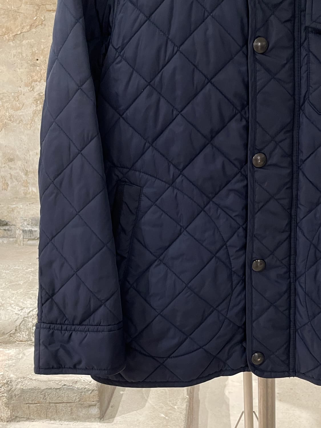 폴로 랄프로렌 딥 네이비 싱글 포켓 나일론 퀼팅 자켓 상품이미지4