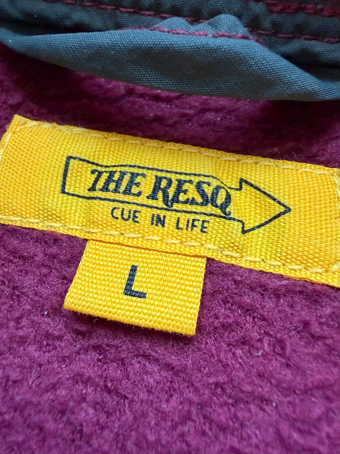 더레스큐 플리스 풀오버 버건디 L 상품이미지4