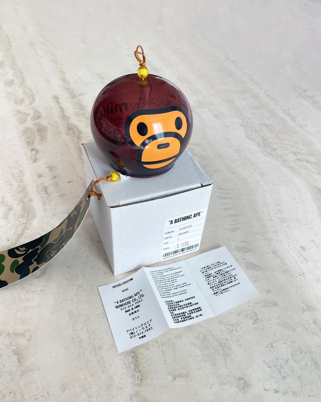 BAPE JAPAESE WIND CHIME 베이프 마일로 윈드 차임 상품이미지2