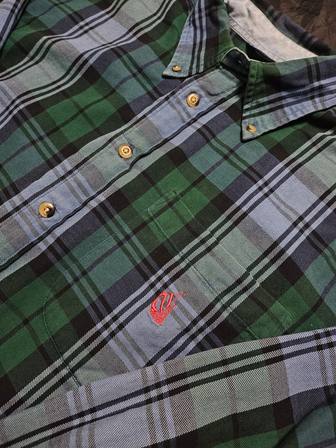 노티카 90s 빈티지 체크 셔츠 L 상품이미지4