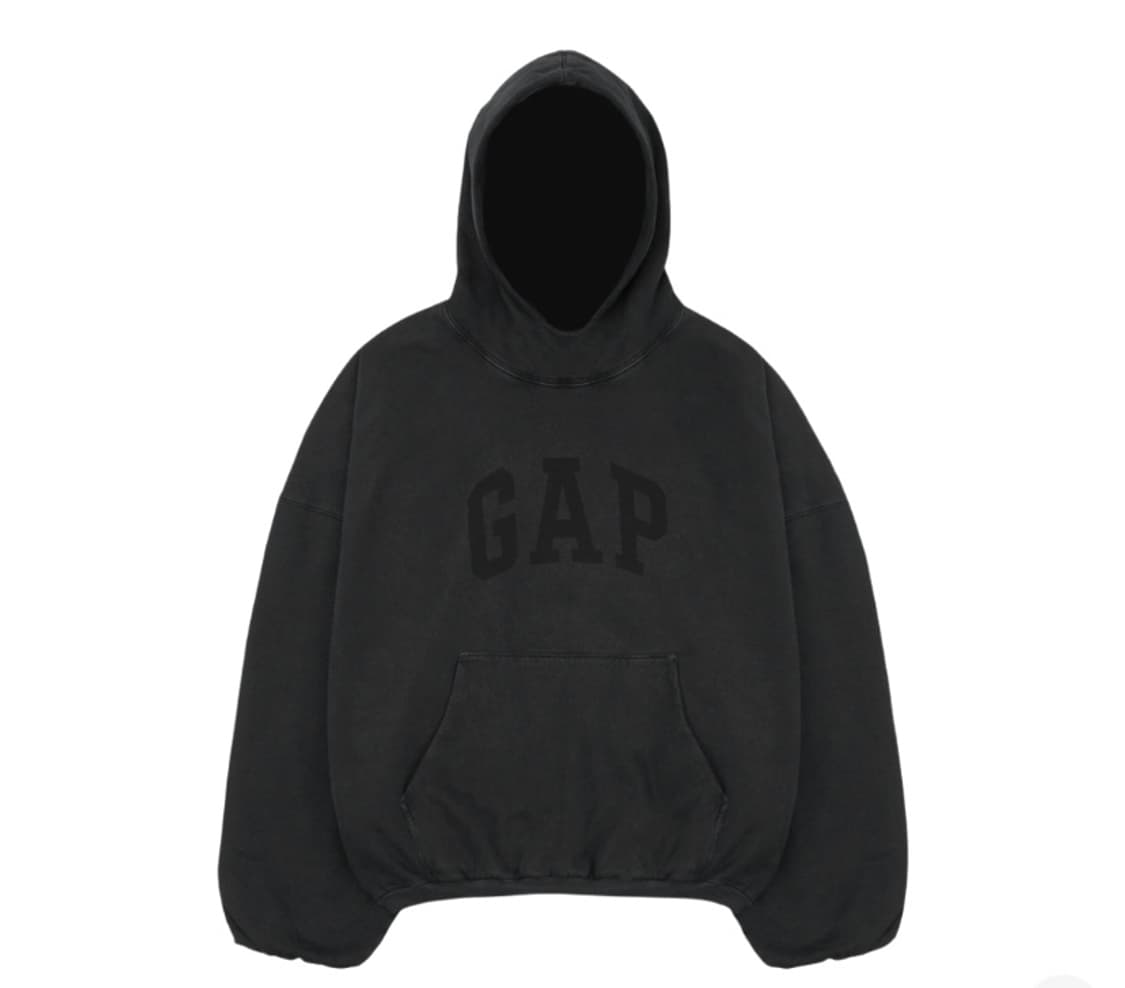 이지갭 도브 후드 워시드블랙 M사이즈 (새상품) 상품이미지1