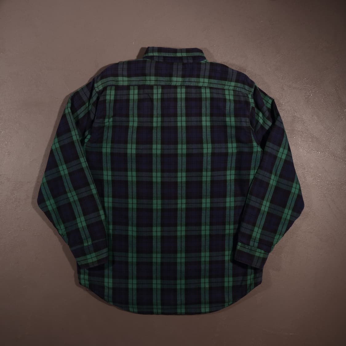 80s 엘엘빈 누빔 체크셔츠자켓 상품이미지5