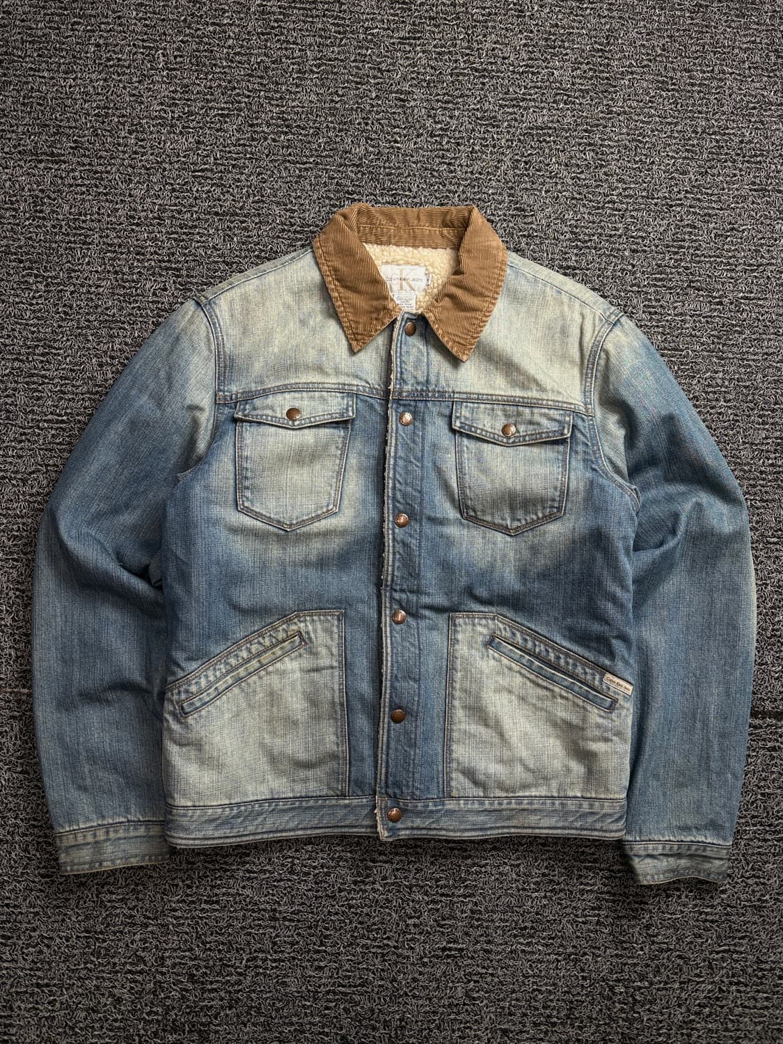 캘빈클라인 아카이브 데님 아메카지 트러커 자켓 2280 상품이미지2