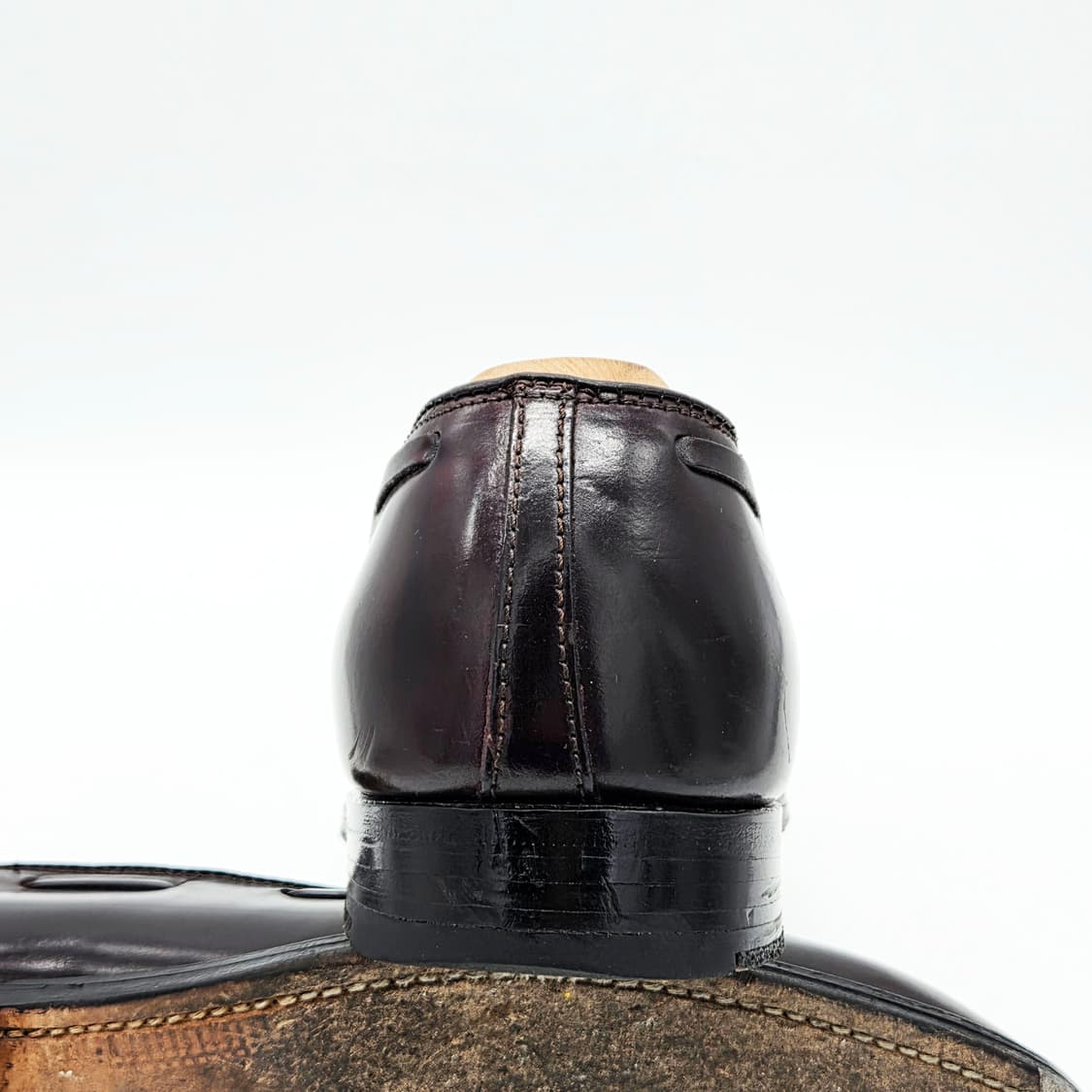 알든 563 테슬 로퍼 코도반 버건디 (7 1/2) 상품이미지2