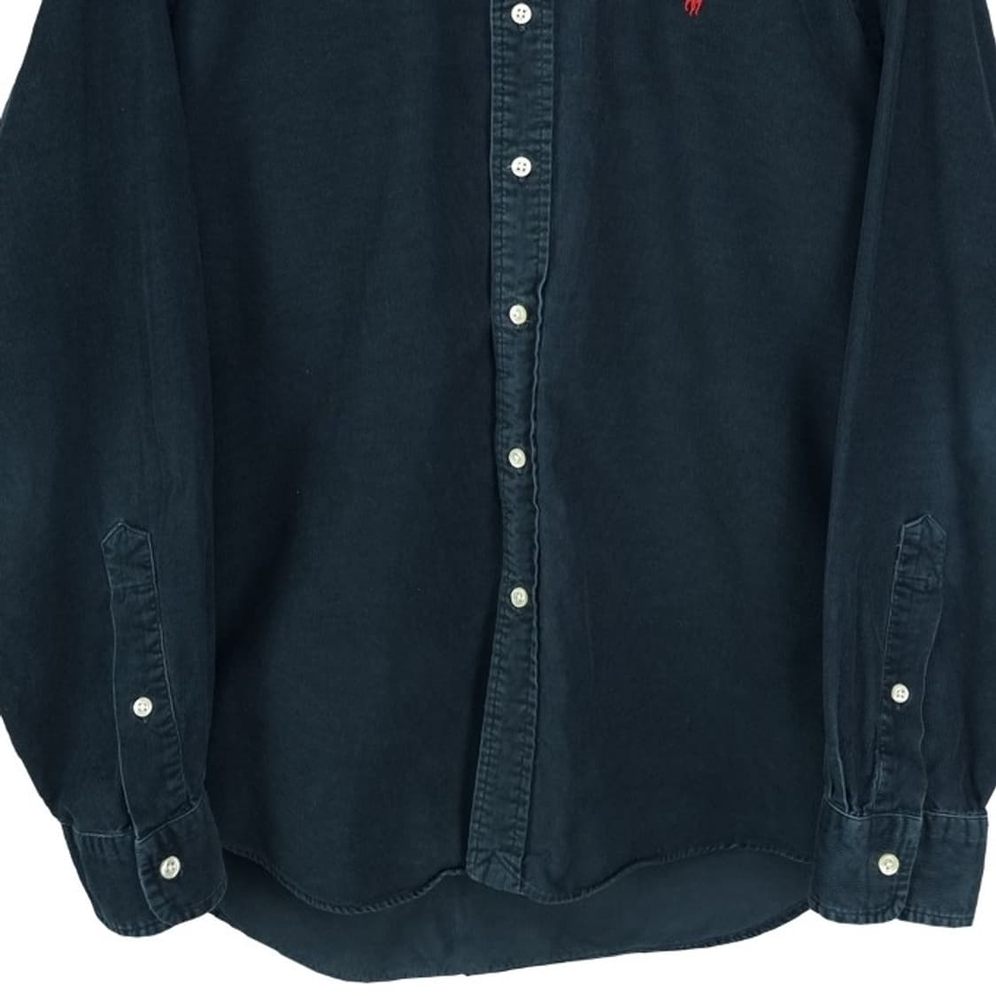 [폴로 랄프로렌] 포니 로고 자수 코듀로이 골덴 셔츠 네이비 M19105 상품이미지5