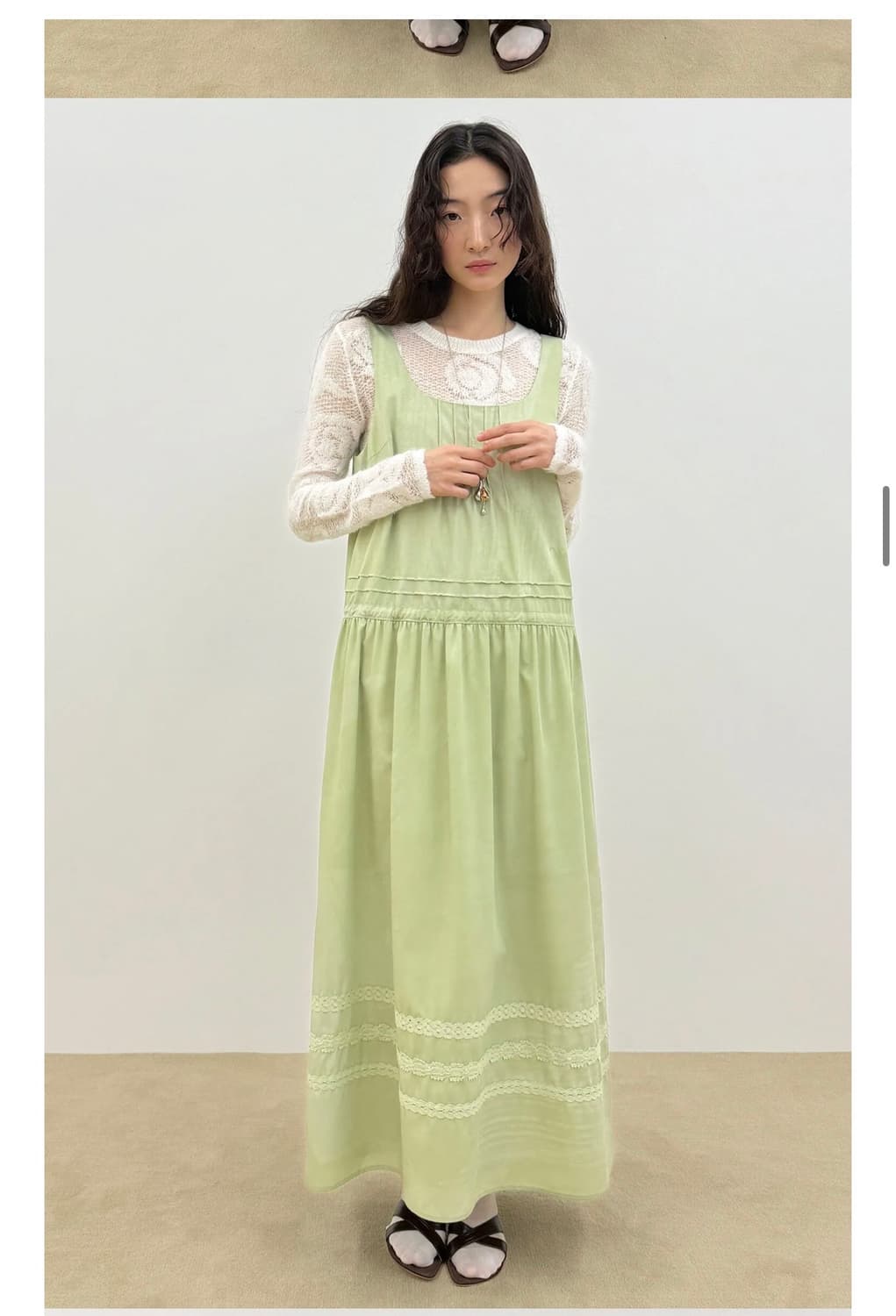 시눈 sn texture lace dress 원피스 드레스 상품이미지4