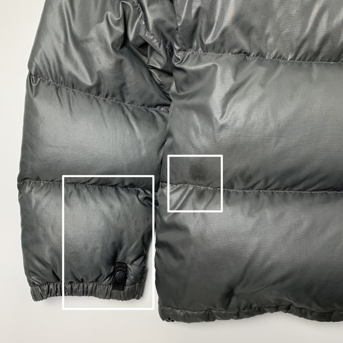[S/정품] 노스페이스 700 그레이 눕시 패딩 상품이미지8