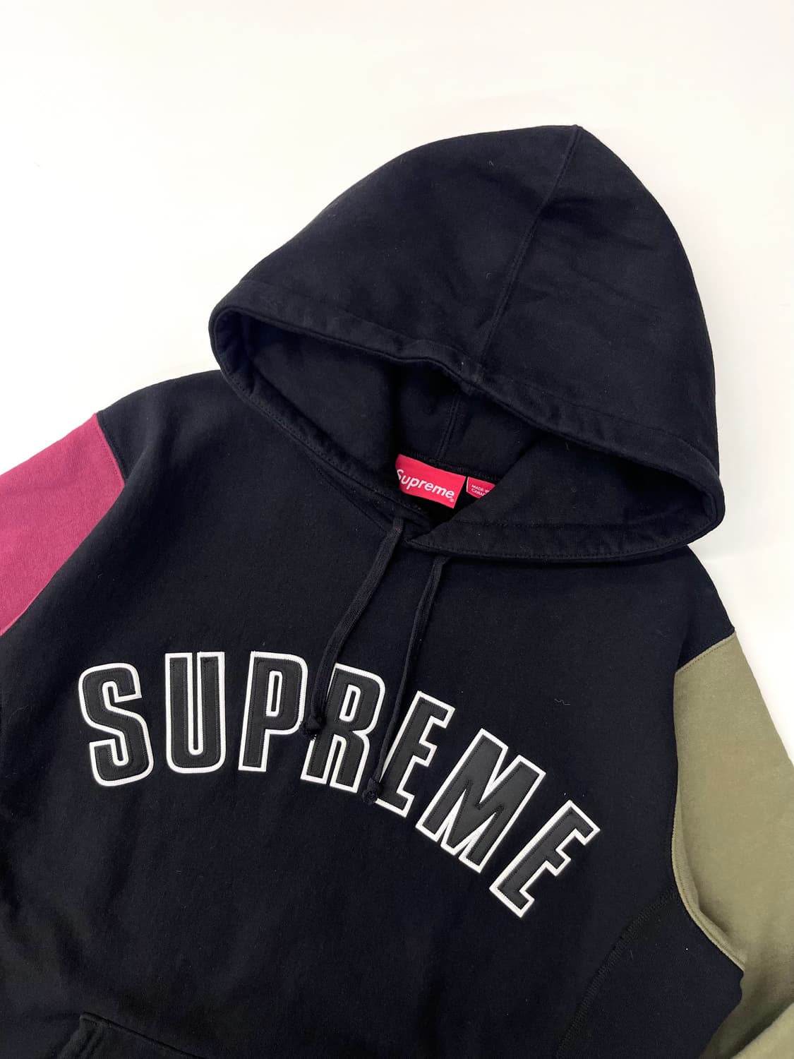 Supreme 슈프림 16FW 컬러 블록 아치 로고 후드 스웻셔츠 상품이미지4