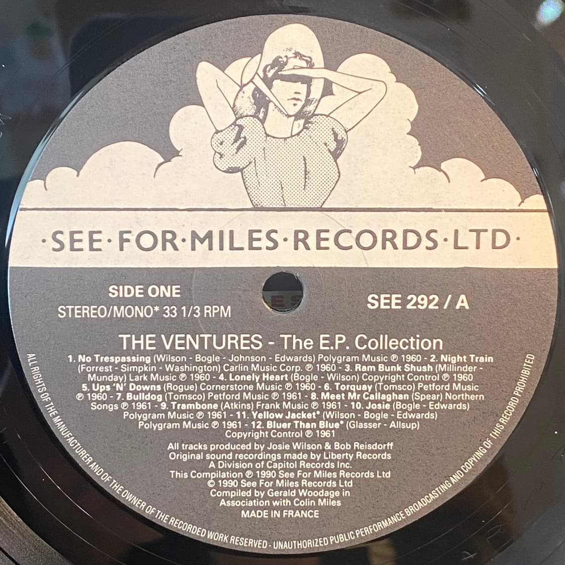 (LP-Surf) The Ventures -The EP Coll 상품이미지4