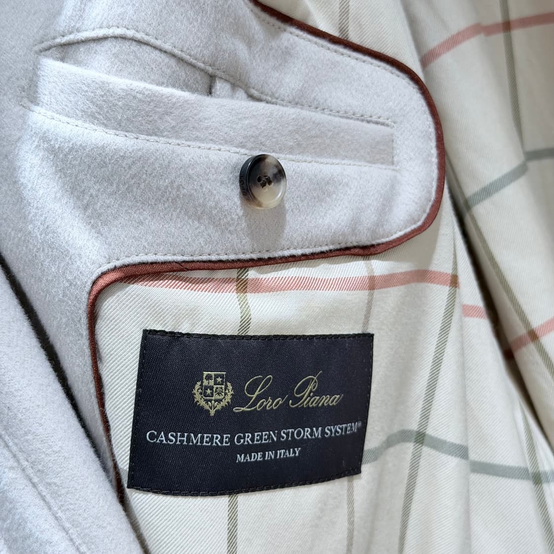 (A+/L) / 로로피아나 아이보리 캐시미어 롱 파카 자켓 상품이미지6