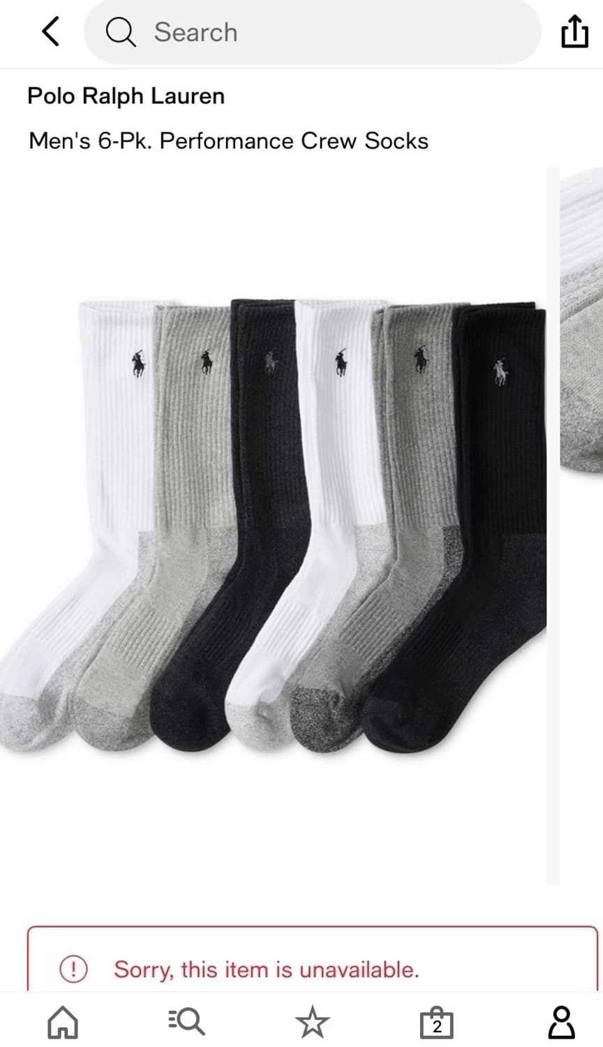 폴로 남성양말 새상품 상품이미지5